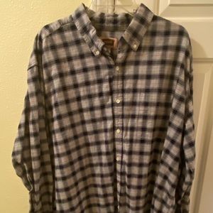 Men’s 2XLT 100% Cotton Foundry long sleeve western shirt